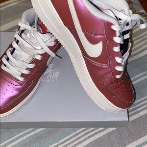 Metallic Pink Air Force 1’s